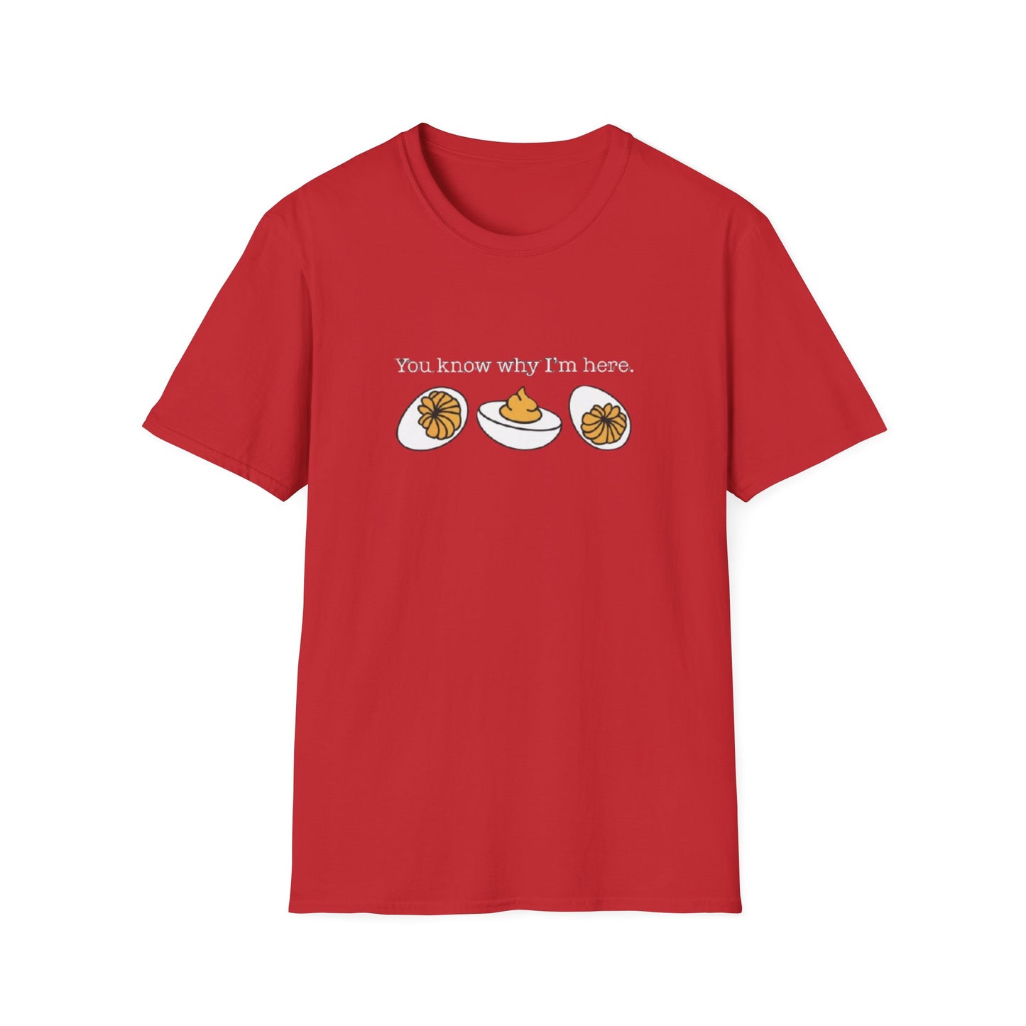 YOU KNOW WHY I'M HERE T-SHIRT