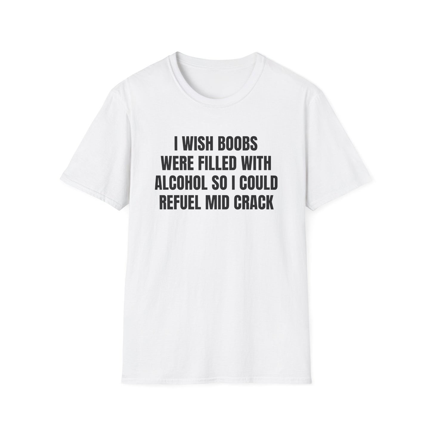 I WISH I COULD REFUEL MID CRACK T-SHIRT