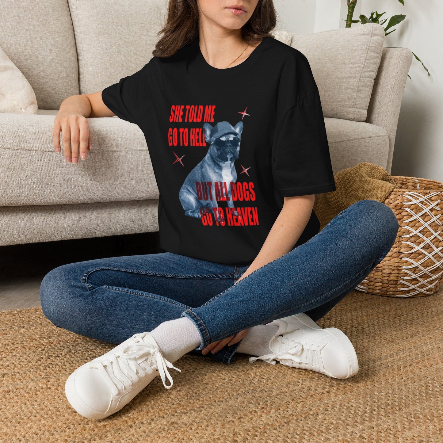 SHE TOLD ME TO GO TO HELL T-SHIRT