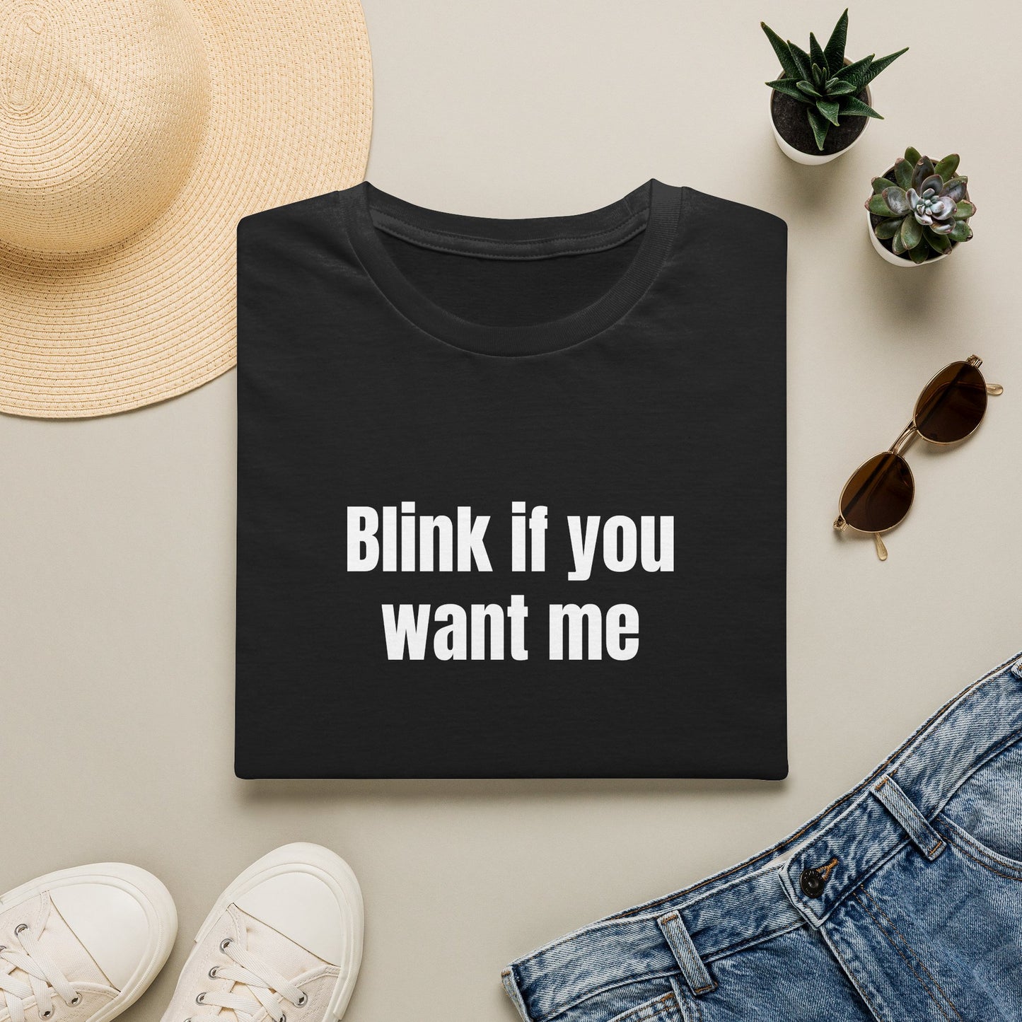 BLINK IF YOU WANT ME T-SHIRT