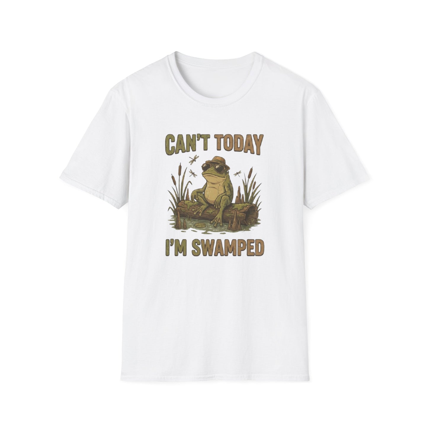 CAN'T TODAY I'M SWAMPED T-SHIRT