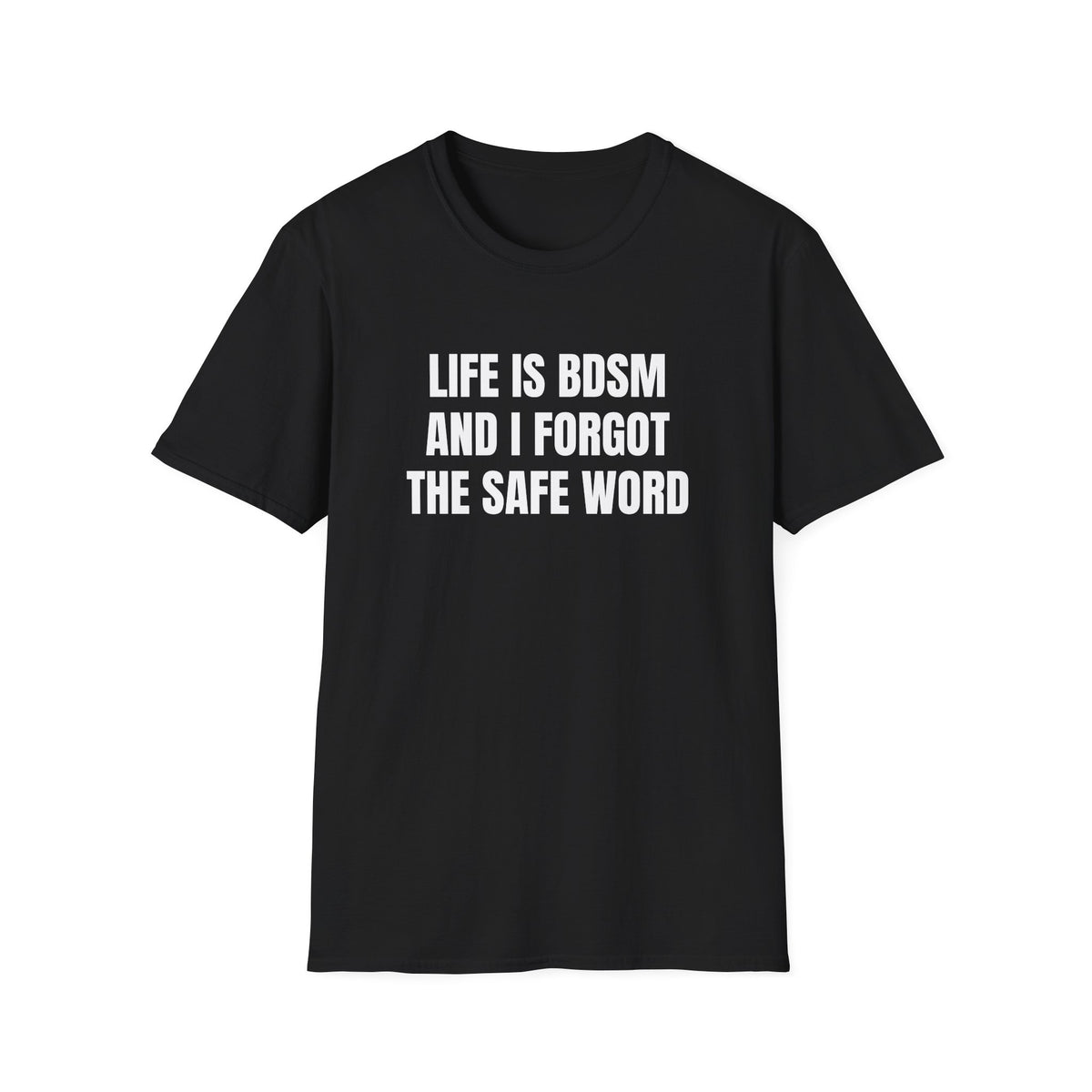 LIFE IS BDSM AND I FORGOT THE SAFE WORD T-SHIRT