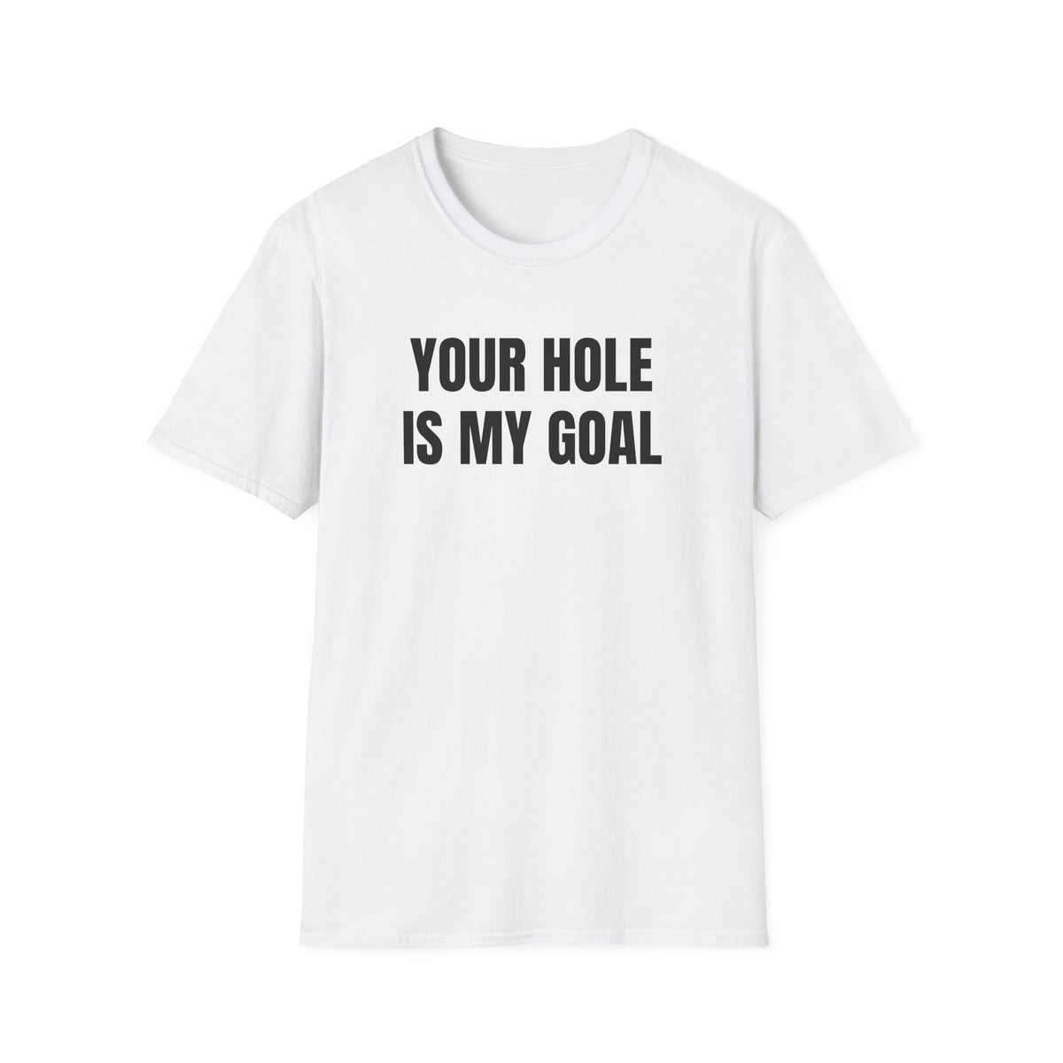 YOUR HOLE IS MY GOAL T-SHIRT
