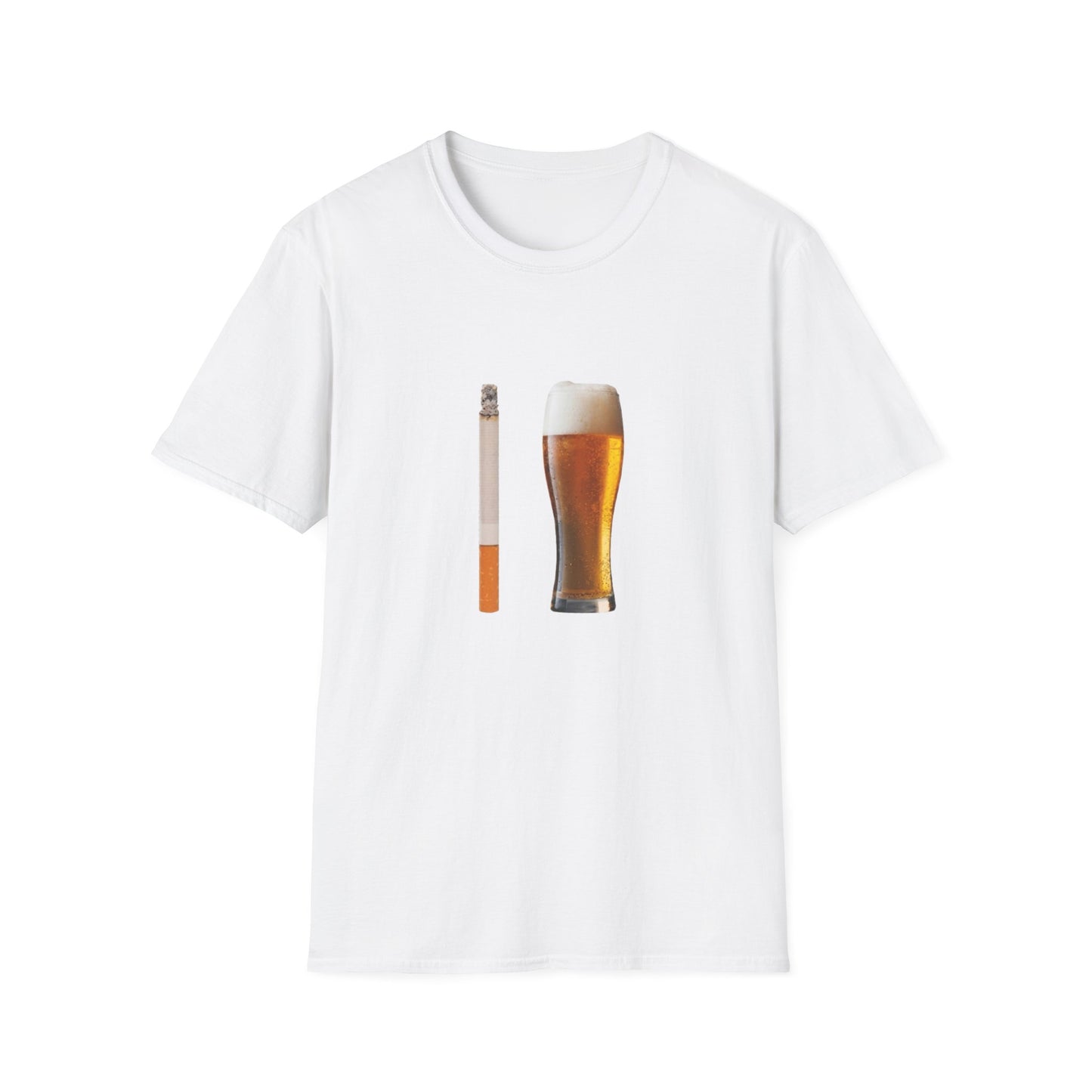 BEER AND CIG COMBO T-SHIRT