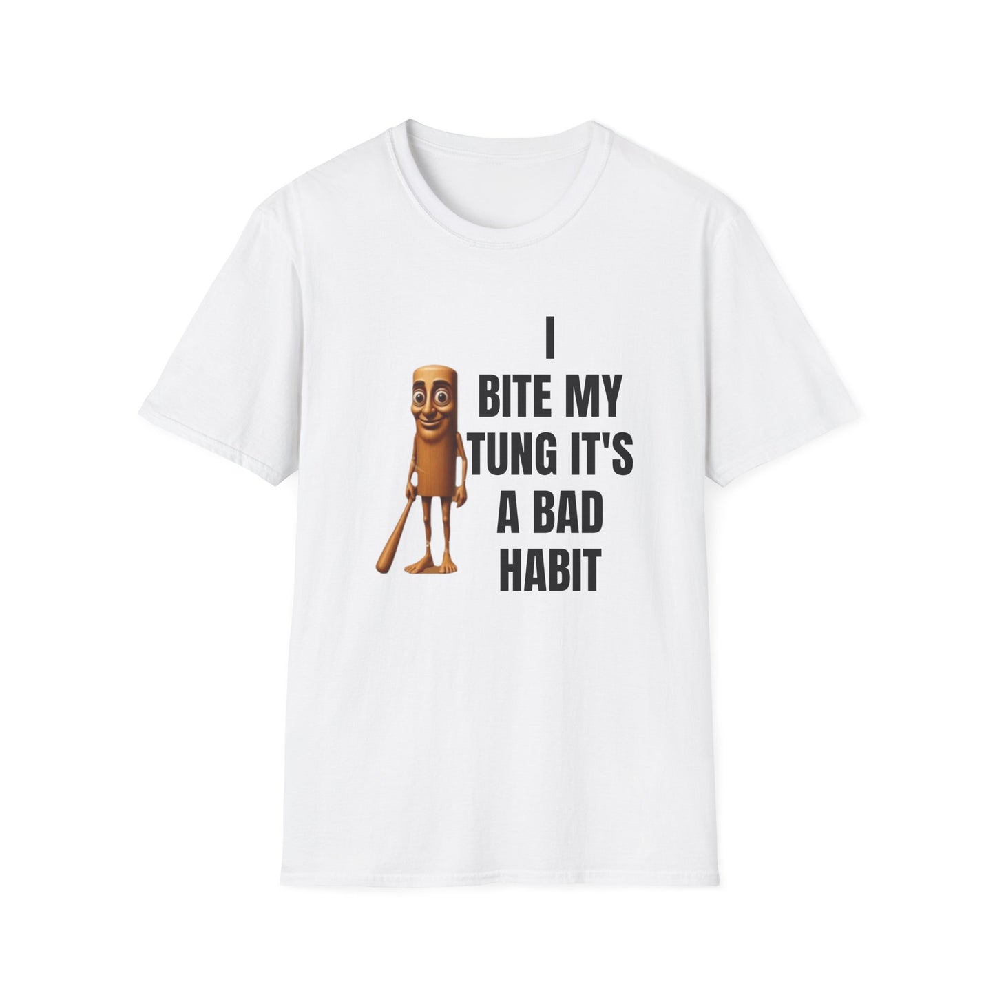 I BITE MY TUNG T-SHIRT