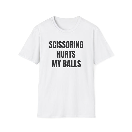 SCISSORING HURTS T-SHIRT