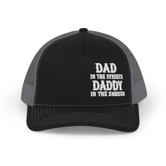 DAD IN THE SHEETS TRUCKER HAT