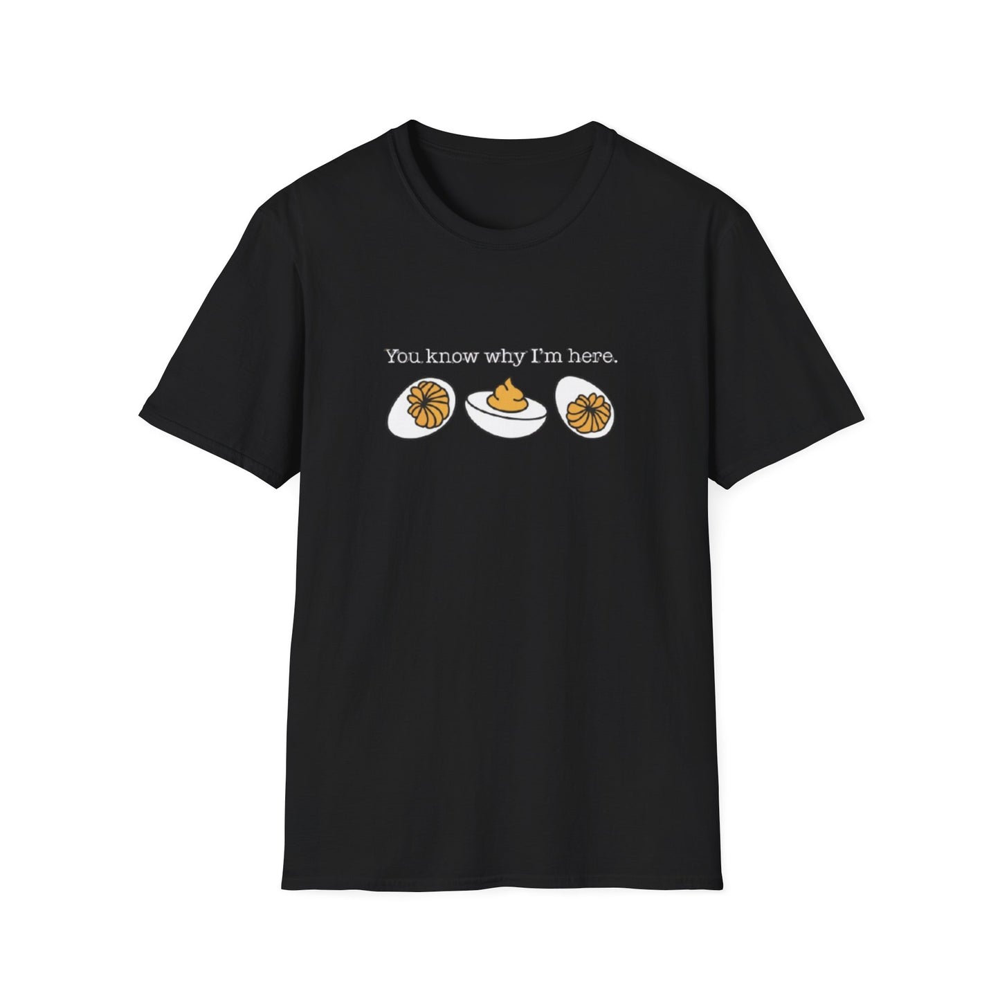 YOU KNOW WHY I'M HERE T-SHIRT