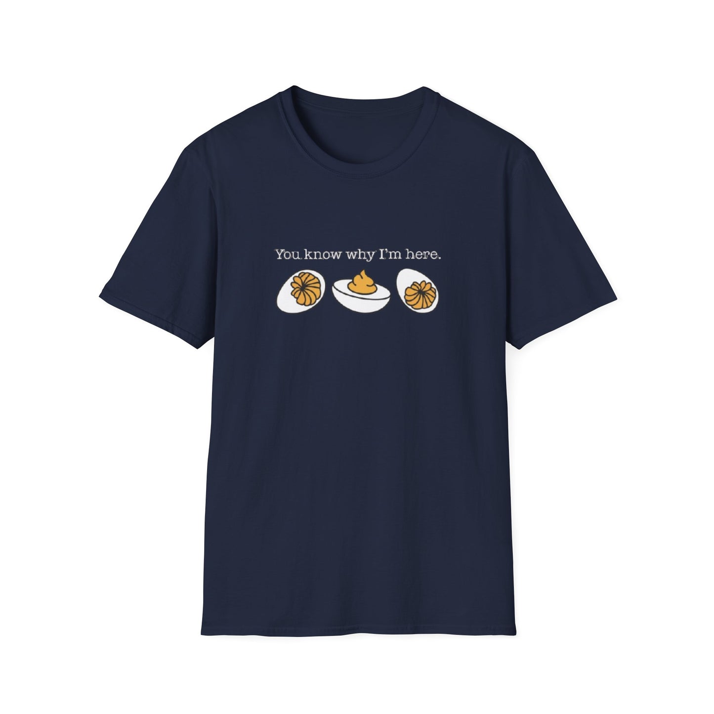 YOU KNOW WHY I'M HERE T-SHIRT