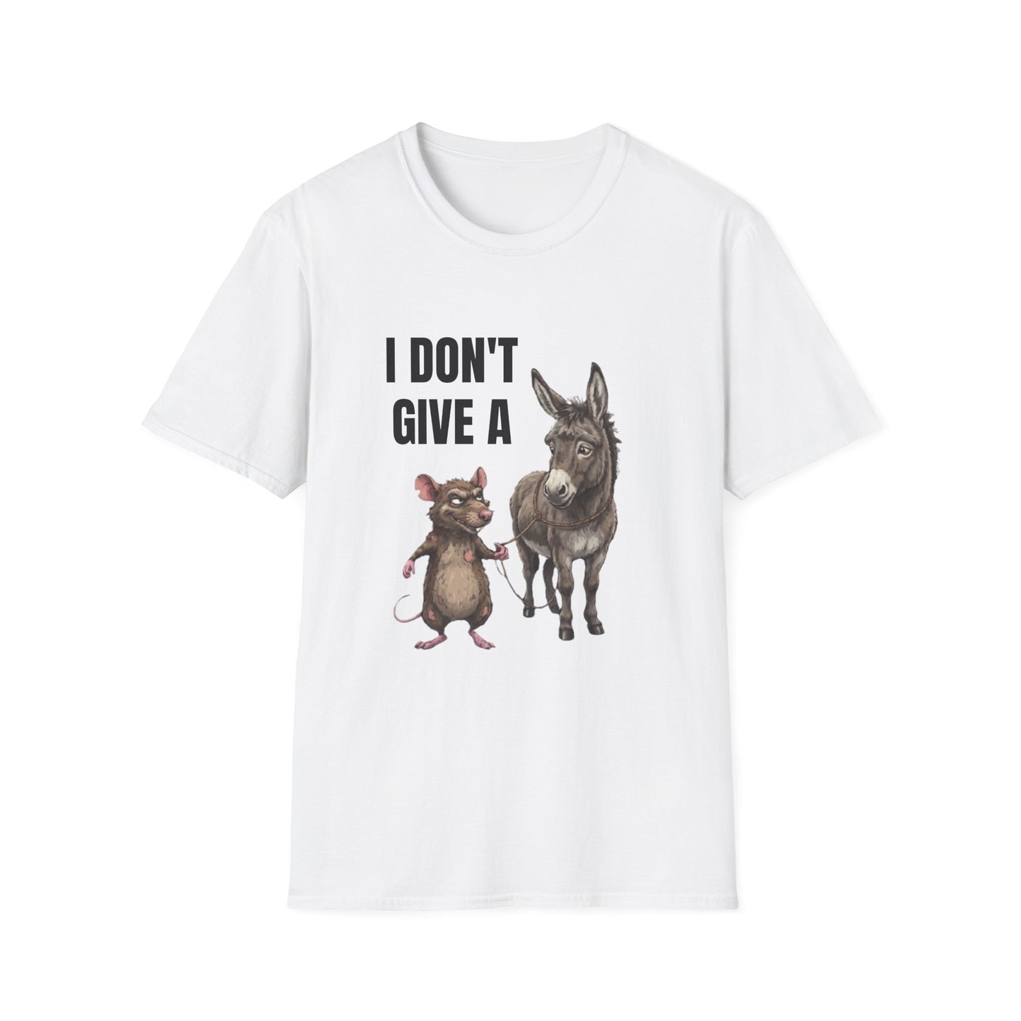 I DON'T GIVE A RAT'S ASS T-SHIRT