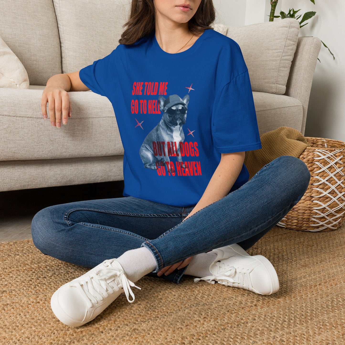 SHE TOLD ME TO GO TO HELL T-SHIRT